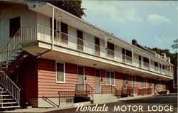Nordale Motor Lodge Postcard