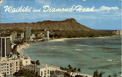 Waikiki And Diamond Head Postcard