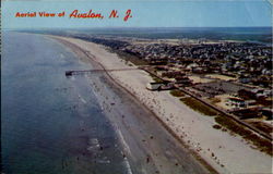 Aerial View Of Avalon New Jersey Postcard Postcard