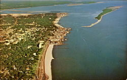 Central Beach Biloxi Postcard