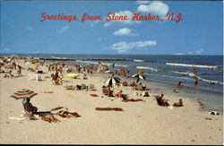 Greetings From Stone Harbor New Jersey Postcard Postcard