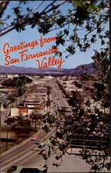 Greetings From San Fernando Valley Postcard