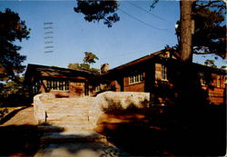 Entrance To Guest Inn Asilomar Hotel Postcard