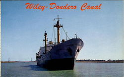 Wiley Dandero Canal Boats, Ships Postcard Postcard
