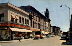 Remsen Street Cohoes, NY Postcard Postcard