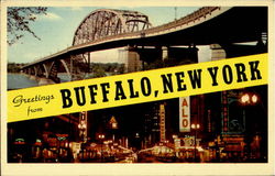 Greetings From Buffalo Postcard