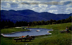 Swimming Pool At Trapp Family Lodge Stowe, VT Postcard Postcard