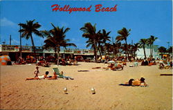 Hollywood Beach Florida Postcard Postcard