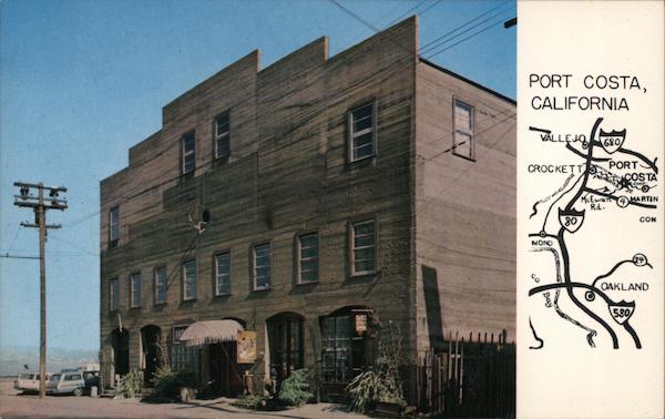 Famous Warehouse on Main Street, Port Costa, California