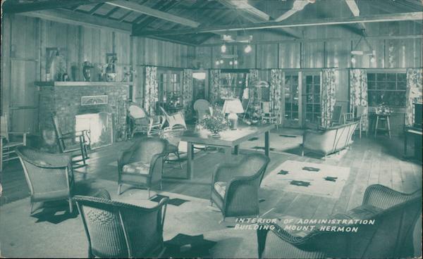 Interior of Administration Building Mount Hermon California