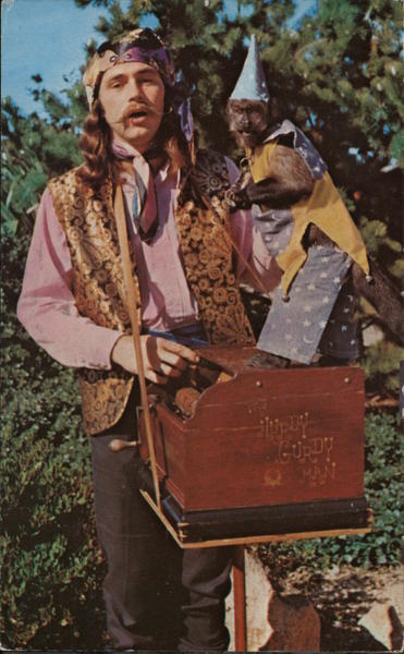'Tis Then When The Hurdy Gursy Man Comes Singing Songs Of Love Monterey California