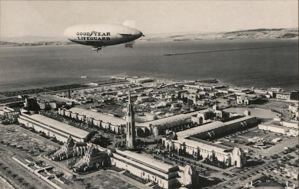 Treasre Island Postcard San Francisco California