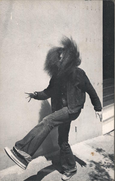 Dancing Boy with Much Hair, Chestnut Street San Francisco California