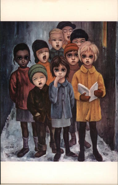 Peace on Earth - Big Eyed Kids, Walter Keane Modern