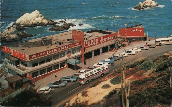 Cliff House Restaurant and Seal Rocks San Francisco California