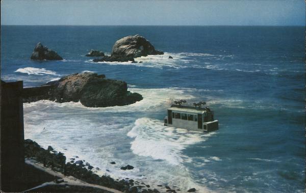 Sky Tram Over the Pacific Ocean San Francisco California