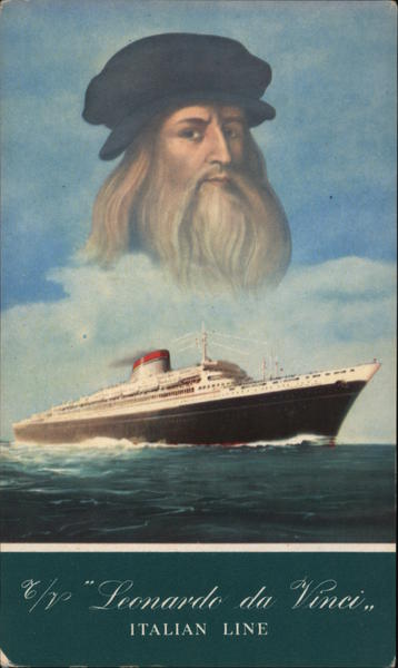 Leonardo Da Vinci Italian Line Boats, Ships
