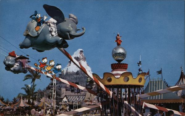 Flying Dumbo Disneyland The Magic Kingdom Anaheim California