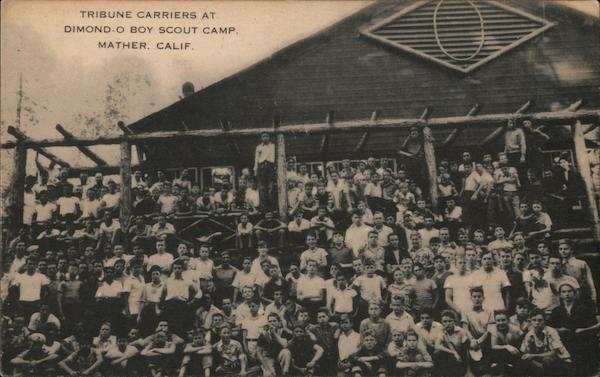Tribune Carriers at Dimond-O Boy Scout Camp Mather California