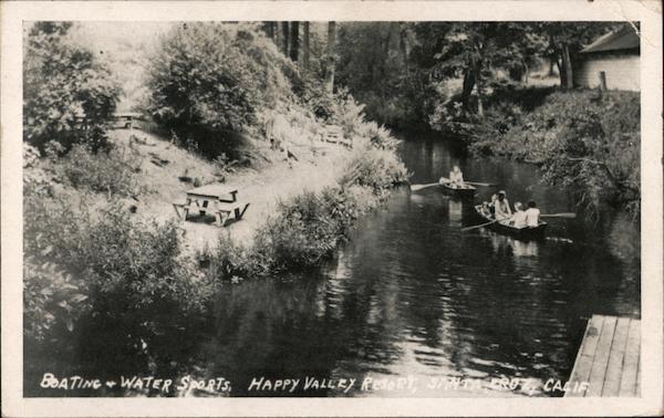 Boating & Water Sports, Happy Valley Resort Santa Cruz California
