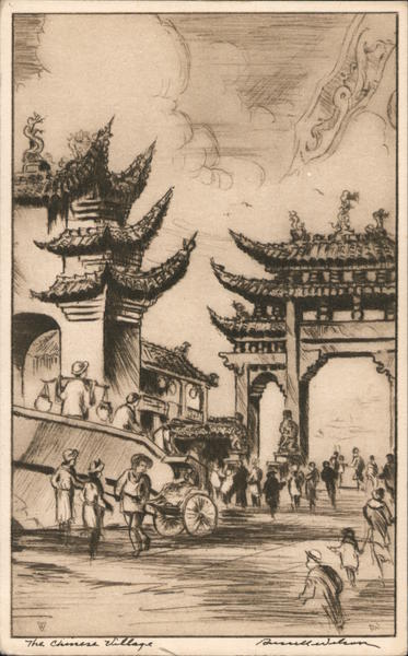 1939 Golden Gate International Exposition on Treasure Island in Sand Francisco Bay San Francisco California