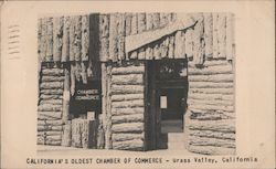 California's oldest chamber of commerce - Grass Valley, California Postcard