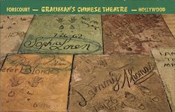 Forecourt at Grauman's Chinese Theatre Postcard