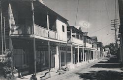 Street view of Locke, California Postcard