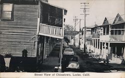 Street View of Chinatown Postcard