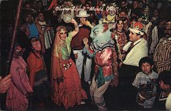 Olvera Street Mardi Gras Postcard