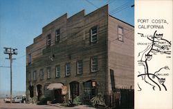 Famous Warehouse on Main Street, Port Costa, California Postcard