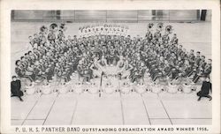 P.U.H.S. Panther Band Outstanding Organization Award Winner 1958 Porterville, CA Postcard Postcard Postcard