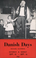 Danish Days Solvang, California Postcard