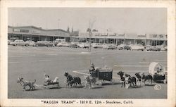 "Waggin Train" - 1819 E. 12th - Stockton Calif. California Postcard Postcard Postcard