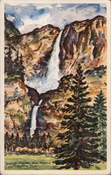 Yosemite National Park: Yosemite Falls Postcard