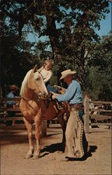 Yosemite National Parks California Stables Postcard