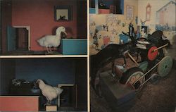 Santa's Village three animal acts: duck, chicken, reindeer Postcard