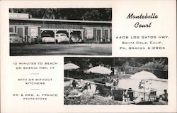 Montebello Court Santa Cruz, CA Postcard Postcard Postcard