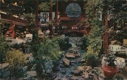 Brookdale Lodge Outdoor Dining Room Postcard