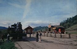 Roaring Camp & Big Trees Narrow Gauge Railroad steam locomotive Locomotives Postcard Postcard Postcard