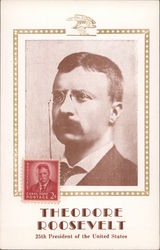 Theodore Roosevelt - 25th President of the United States Postcard