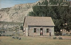 Theodore Roosevelt Cabin Medora, ND Postcard Postcard Postcard