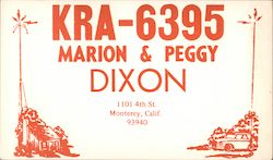 KRA-6395 Marion & Peggy Dixon 1101 4th St. Postcard