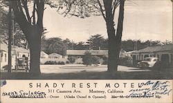 Shady Rest Motel Postcard