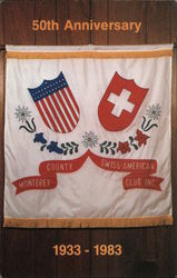Monterey County Swiss - American Club Postcard