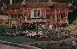 Antique Merry-Go-Round at the Sonoma County Fair Postcard