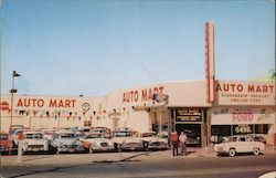 Auto Mart Santa Rosa, CA Postcard