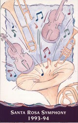 Santa Rosa Symphony Postcard