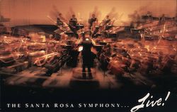 The Santa Rosa Symphony Live! California Postcard Postcard Postcard