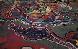 Mural Painting Project of the Trip-Out Truck Postcard